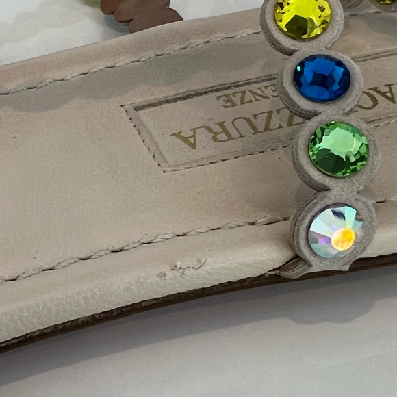 AQUAZZURA MULTI COLOR SANDALS SIZE 8 - Picture 15 of 16